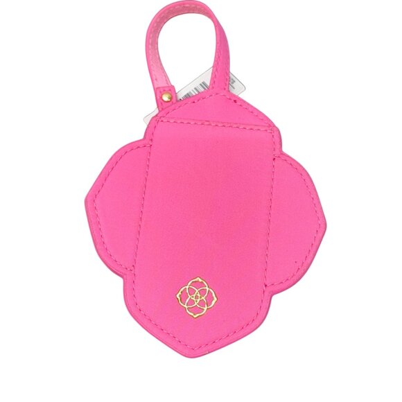 Kendra Scott Accessories - Kendra Scott Pink Luggage‎ Tag Card Holder Clip on Wallet Window